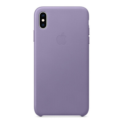 

Apple iPhone  Max Original Leather Case-Lilac