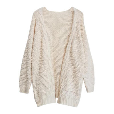 

Long Cardigan Women Autumn Loose Casual Knitted Sweater Streetwear Coat