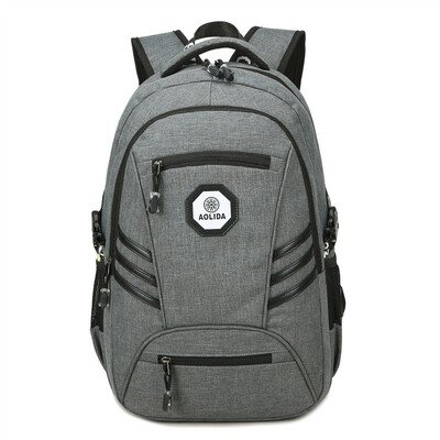 

NeillieN student bag PVC splash-proof backpack mens fashion casual USB charging backpack business bag