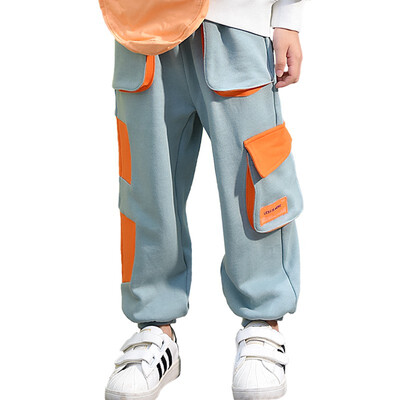 

GONGXICHEN 2019 autumn new boy trousers sweatpants childrens clothing 14978