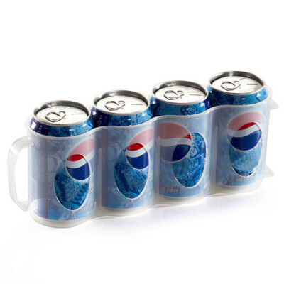 

〖Follure〗Refrigerator Storage Box For Beverage Cans Drinking Can Space Saving Holder