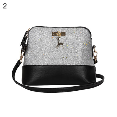 

Deer Star Sequins Zipper Women Fashion Shoulder Crossbody Bag Pouch Gift