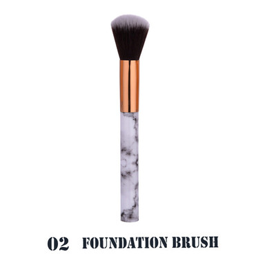 

Gobestart Marble Makeup Brush Set Eye Shadow Brush Cosmetics Blending Brush Tool