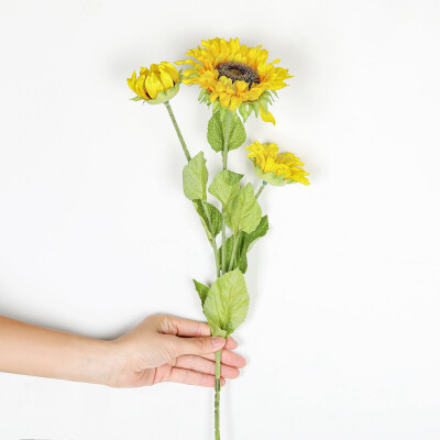 

〖Follure〗Sunflower Flower Artificial Flower Plant Bonsai Wedding Decoration INS Wind