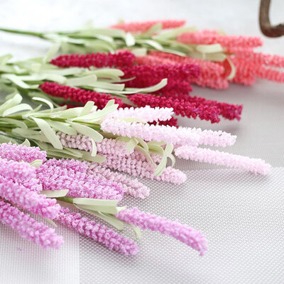 

12 Head Garden Wedding Bouquet Silk Flowers Vivid Lavender Party Decor