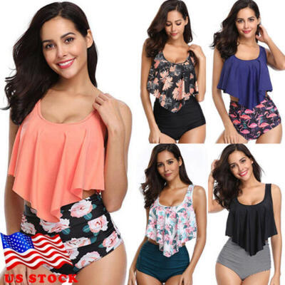 

Womens High Waist Bikini Set Push Up Swimsuit Bathing Suit Swimwear Beach Wear