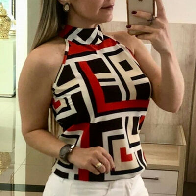 

Fashion Ladies Summer Slim Vest Top Sleeveless Casual Blouse Tee Tops T-Shirt
