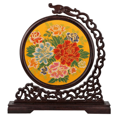 

Chicken wing wooden screen decoration Chinese style gift Chinese specialty crafts