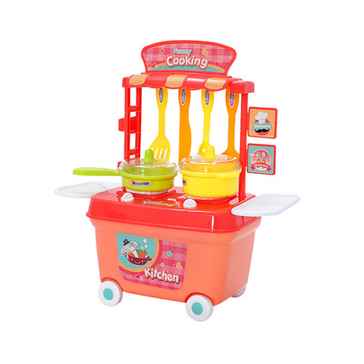 

Gobestart Simulation Kitchen Toy Tableware Children Pretend Role Playing Toy Children Gift