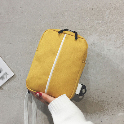 

Tailored Fashion Neutral Canvas Solid Color Personalized Messenger Bag Shoulder Bag