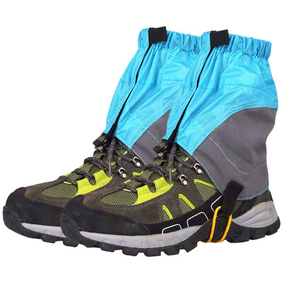 

Outdoor Silicon Coated Nylon Waterproof Ultralight Gaiters Leg Protection Guard Hiking Climbing Trekking