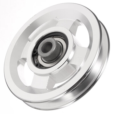 

7395110114mm Aluminum Bearing Pulley Wheel Cable Gym Fitness Equipment New