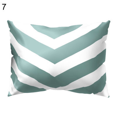 

Circle Wave Curve Block Pillow Case Cushion Cover Sofa Bed Car Cafe Office Decor