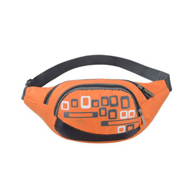 

multifunction pockets Shoulder Messenger Bag Orange