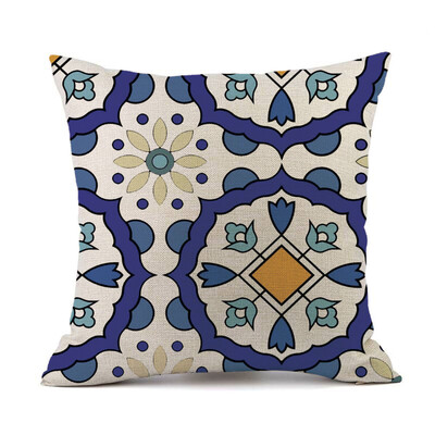 

〖Follure〗Geometric Patterns Cushion Cover Square Pillow Case Home Decor