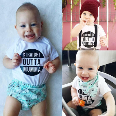 

Infant Newborn Baby Boy Girl Outfits Jumpsuit Romper Bodysuit Clothes 0-18M