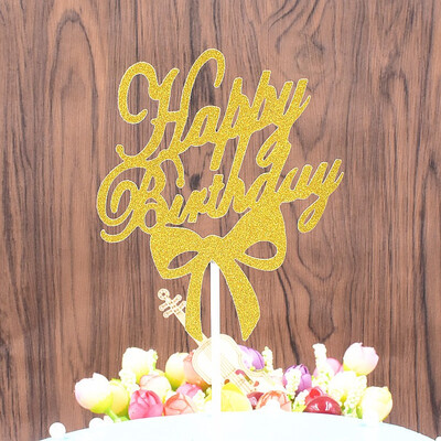 

FUNNYBUNNY Happy Birthday Toppers Cake Cupcake Bunting Banner Party Decor
