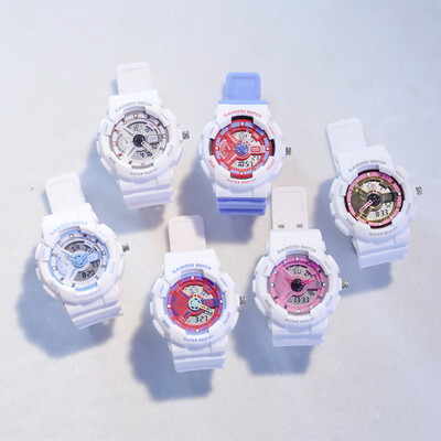 

Ins Super Fire Electronic Watch Cherry Blossom Powder Girl Watch Original Wind Male Tide ulzzang Academic Wind