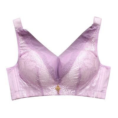 

Toponeto Woman Fashionable Bra Pure Cotton Comfortable Ventilation Sexy Lace Underwear