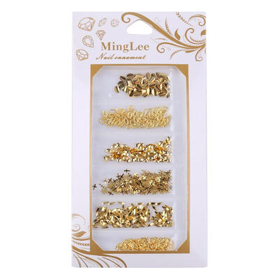 

1 Pack Mixed DIY Metal Frame Nail Art Decorations Rivet Manicure Nail Studs
