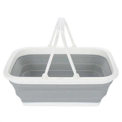 

Greensen Portable Folding Plastic Basket Vegetables Fruits Storage Container Market Shopping Bucket