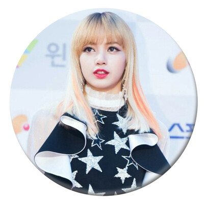 

Black Pink tin Plate Badge Brooch Cute Cartoon Brooch Bag Pendant Boys Girls Accessories hot Gift for Fans