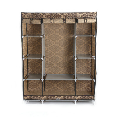 

4-Layer Clothes Closet Wardrobe Storage Organizer with Non-woven Fabric Ccover