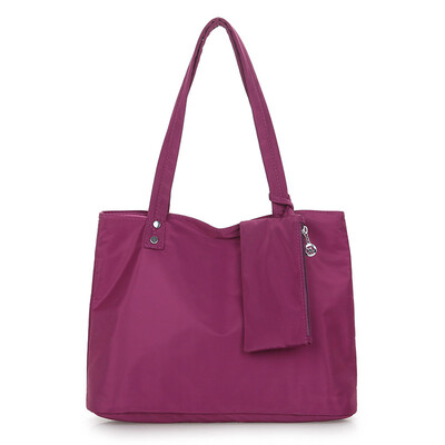 

Tailored 2Pcs Men Women Oxford Solid Waterproof Large Capacity Shoulder Bag Casual Totes