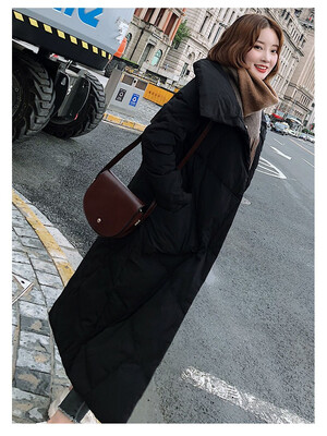 

Winter 2018 new thick down padded long style cotton-padded jacket Korean style fashionable jacket
