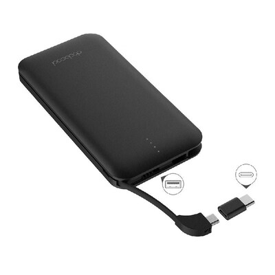 

dodocool Ultra Slim 10000 mAh Aluminum Alloy Dual Output Power Bank Portable Charger Backup External Lithium Polymer Battery Pack