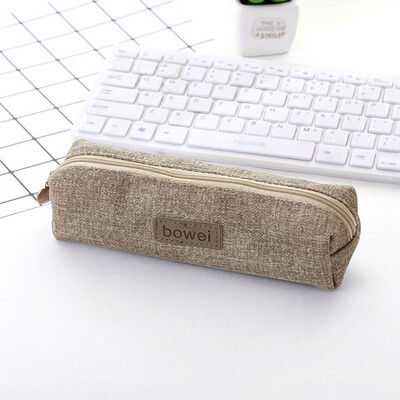 

Siaonvr Solid Color Stationery Pen Pencil Case Bag Travel Makeup Bag High Capacity