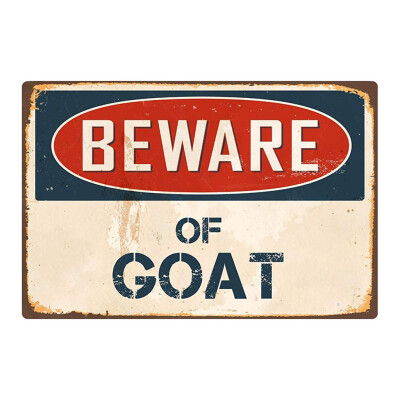 

Gobestart BEWARE Of Metal Sign Flag Plaque Bar Club Cafe Garage Wall Decor Art