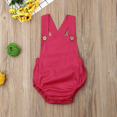 

Newborn Baby Boy Girl Romper Bodysuit Sunsuit Summer Outfit Set Clothes