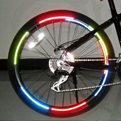 

Bicycle reflector Fluorescent MTB Bike Bicycle Sticker Cycling Wheel Rim Reflective Stickers Decal Accessories