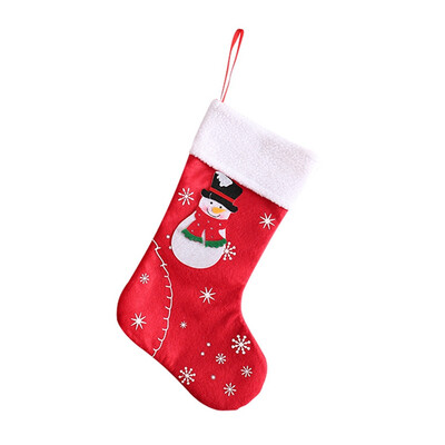 

Christmas Stocking Gift Bag With Hanging Rope Portable Cute Candy Bag Festive Party Supplies