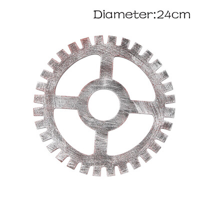 

Toponeto European Modern Vintage Steampunk Gear Industrial Style Wall Home Decoration Sil
