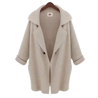 

autumn&winter woolen coat female Mid-Long New Korean temperament womens popular Outerwear woolen coat