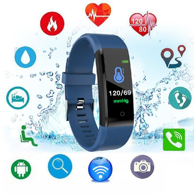 

115PLUS Color Smart Band Bracelet Sport Fitness Tracker 096in TFT Display Heart Rate Sleep Monitor Call Reminder Pedometer Wristb