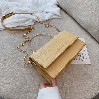

French small bag fashion handbag 2019 summer new foreign gas Korean version of the student oblique satchel