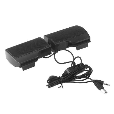 

Mini Portable USB Stereo Speaker Soundbar for Notebook Laptop Mp3 Phone Music Player Computer PC with Clip