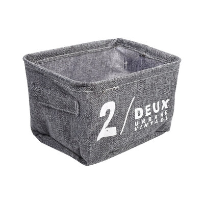 

Greensen Vintage Linen Desk Box Holder Home Cotton Organizer Case Jewelry Cosmetic Stationery Storage Storage CaseStorage Box