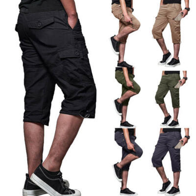 

CA STOCK Mens Summer Shorts Gym Sport Running Workout Cargo Pant Jogger Trousers