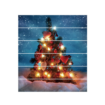 

Toponeto Christmas 3D Simulation stair stickers Waterproof Wall Stickers DIY Home Decor
