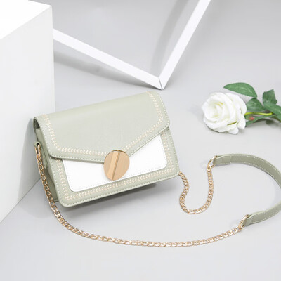 

French minority womens bag 2019 Korean version 100 lap slant bag summer texture small square bag