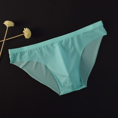 

Mens Seamless Briefs Low Rise Elastic Knickers Plus Size Bulge Pouch Underwear
