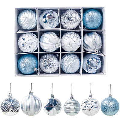

12pcs New Year Christmas Tree Ball Baubles Hanging Ornament Xmas Home Decoration