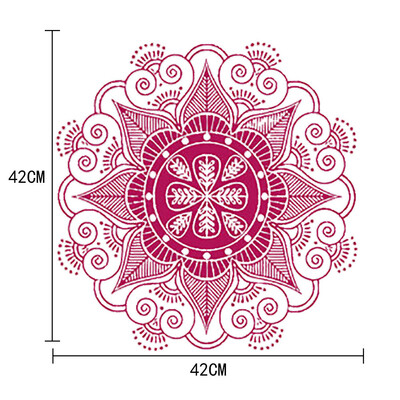 

〖Follure〗Mandala Flower Indian Bedroom Wall Decal Art Stickers Mural Home Vinyl Family