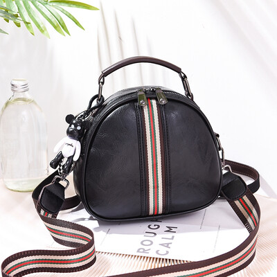 

Summer Korean version of Joker small round bag fashion single shoulder slung dual-purpose ladies portable backpack