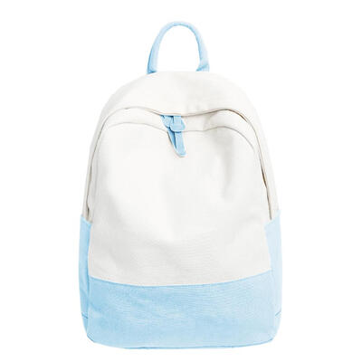 

Casual Women Girls Patchwork Canvas Backpack Travel Shoulder School Handbag