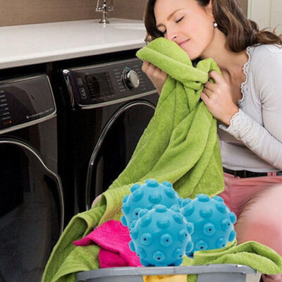 

New Wrinkle Remover Laundry Ball Releasing Dryer Balls Fabric Softening US